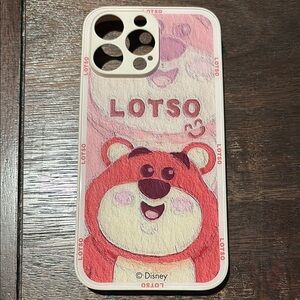 Disney Lotso Bear Phone Case - Pink and Red